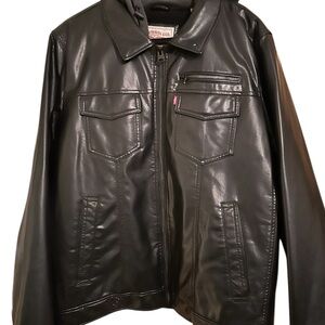 Men's Black Leather Jacket